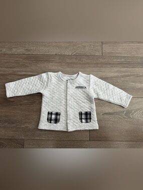 Perry Ellis America Baby Tee in Light Gray